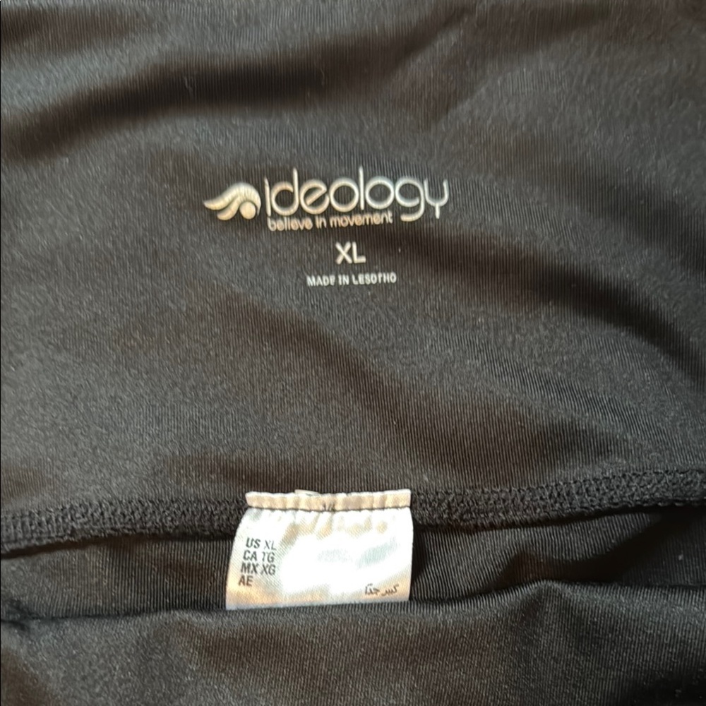 Ideology Black Activewear Top